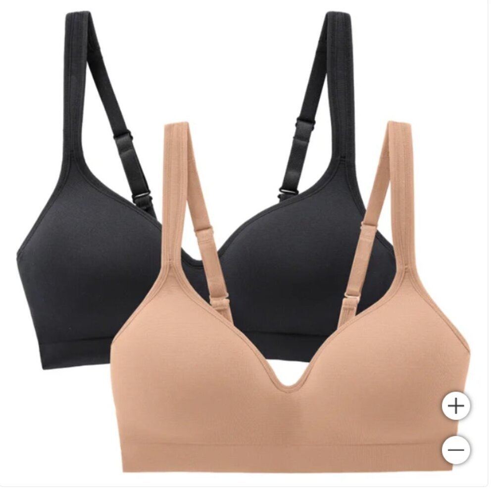 Carole Hochman Ladies' Seamless Comfort Bra, 2-pack